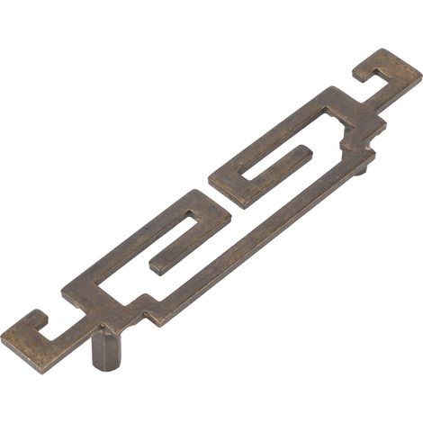 Poignée de meuble à chaussures, style antique, tirette de porte de tiroir, quincaillerie de mobilier rétro chinoise, poignée de taille moyenne (1/5)