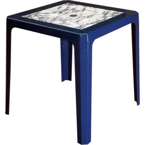 MESA APILABLE 70x70 CM AZUL MARMOL 4025