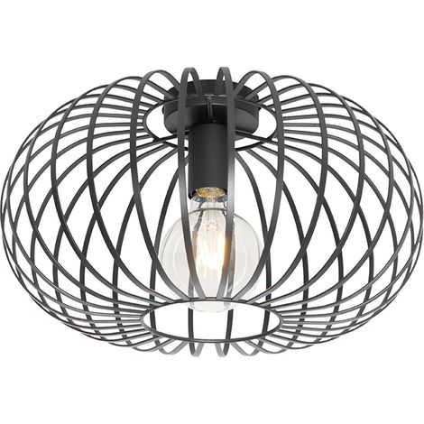 Design Deckenleuchte schwarz 39 cm - Johanna