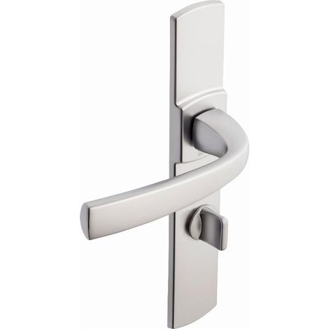 Set di porte Muze BEZAULT - Interasse 165 mm - Velluto cromato - Bocca per WC - 4075/6390