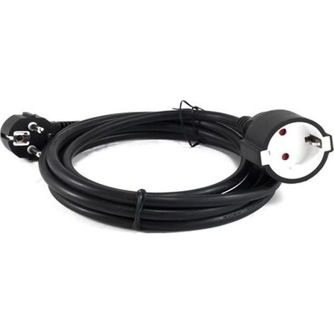 Alargador Eléctrico 10m 3x1.5 mm Negro