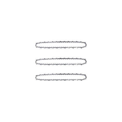 Lot de 3 Chaînes pour Tronçonneuses, Chaine Tronconneuse pour Guide-Chaîne de 14" (35 cm), Chaine de Tronconneuse, 52 Maillons d'Entraînement, Chaîne de Tronçonneuse Faible Rebond (1/5)