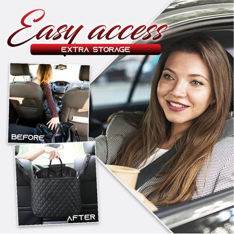 Aufbewahrungsnetz für Autositz und Handtasche, Hängeorganizer zwischen den Rücksitzen, Sicherheitsgitter für Haustiere (1/5)