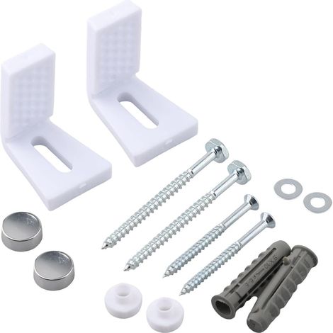 CCYKXA  Toilet Floor Fixing Kit, Toilet Fixing Screws, Toilet Floor Mounting Bracket, Toilet Bowl Fixing Kit Including Extension Plug, Mounting Bracket for Fixing/Spare Parts (1/5)