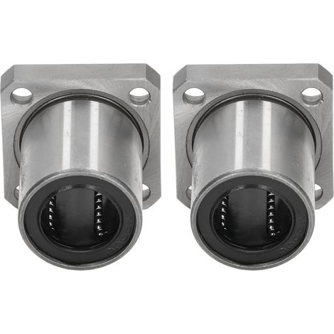 roulements à billes linéaires à bride carrée, mouvement linéaire, alésage de 20 mm, diamètre extérieur de 32 mm, longueur de 42 mm, LMK20UU (1/5)
