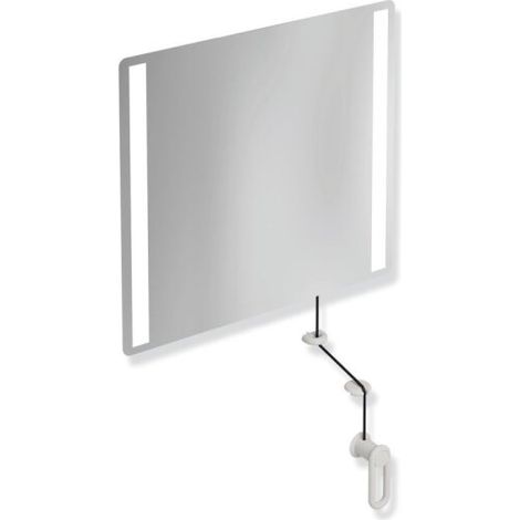 HEWI 801.01B400 97 Miroir pivotant LED basic, mat (1/4)