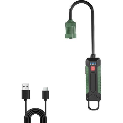 USB Rechargeable COB Work Light with Flexible Gooseneck, Magnetic Base LED Inspection Lamp for Camping, Garage (1/3)