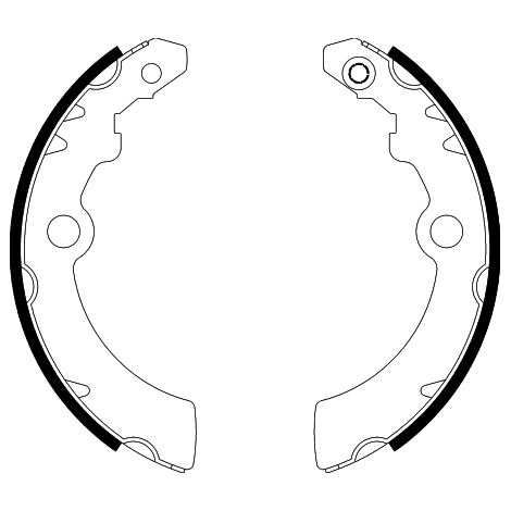 Jeu de mâchoires de frein Textar 91075200 MARUTI SUZUKI 440604A00F 53200M68K00