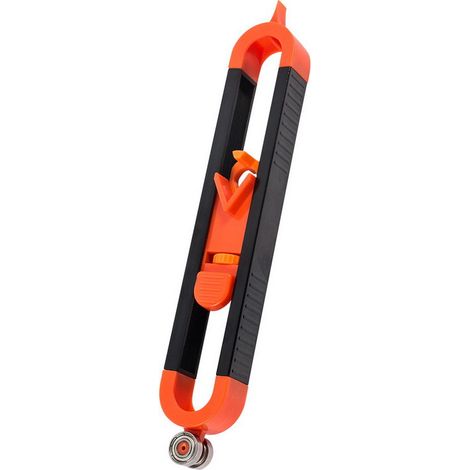 Jauge de profil avec verrouillage, outil de mesure de profil en aluminium monobloc pour le travail du bois, ruban à mesurer pour profils irréguliers, cadeau pour charpentier (1/5)