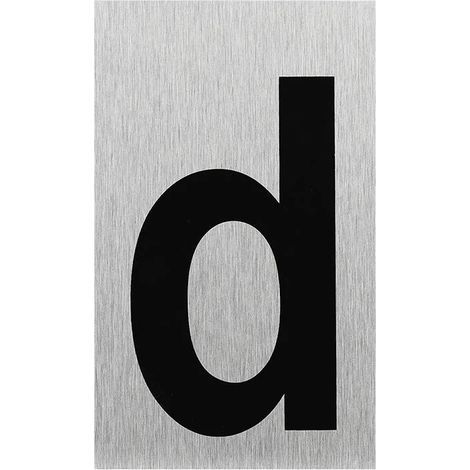 Plaque de porte pricenet aluminium 100x60 mm lettre d