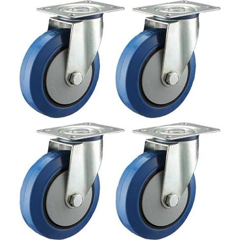 Roulettes 100mm Flight case -