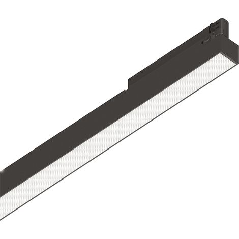 Proiettore Lineare Display Metallo Nero Led 14W 4000K Luce Naturale