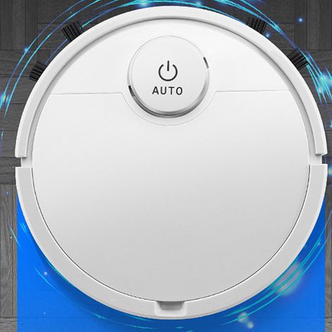 Aspirateur robot automatique à écran tactile, appareil de nettoyage domestique rechargeable, aspirateur intelligent (1/5)