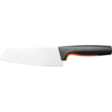 Küchenmesser Fiskars Santoku Schwarz Orange 16 cm