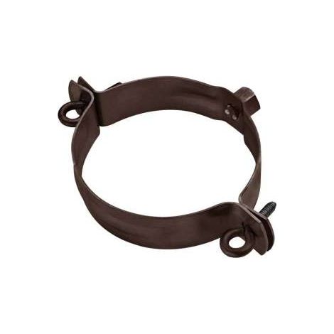 GRÖMO ALUSTAR Standrohrschelle Testa di Moro ø100 mit Gewindemutter M10, SX (glatt), 83892 (1/2)