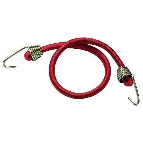 MASTER LOCK Tendeurs avec Crochets [Pack de 4 Tendeurs] [25 cm de Corde] [Double Crochet Inversé] [Couleur Aléatoire] 3018EURDAT - Idéal pour le Transport de Charges, l'Emballage, le Camping