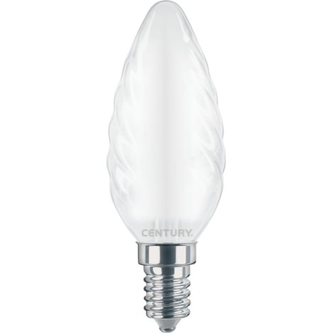 Lampada led filamento a tortiglione 4watt e14 3000k century instor-041430 (1/2)