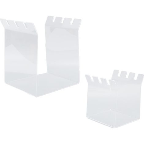 Support de Sacs de Congélation en Acrylique Ajustable pour Organisation de Cuisine (1/5)