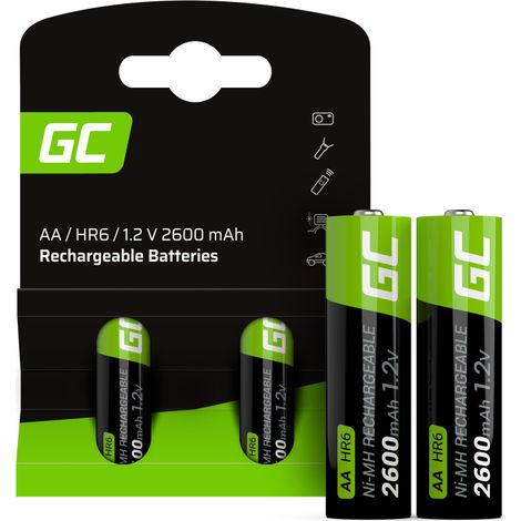 Green Cell HR6 Batteria ricaricabile Stilo (AA) NiMH 2600 mAh 1.2 V 2 pz. (1/5)