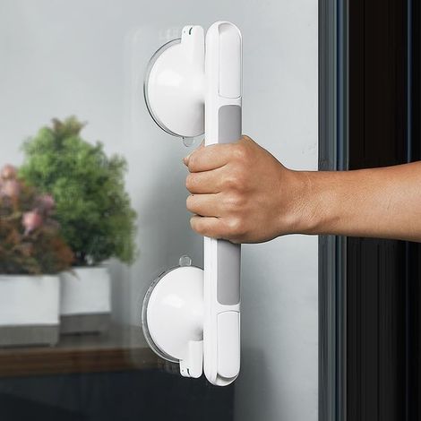 Poignées de douche à ventouse, barres d'appui portatives, rails d'appui à ventouse pour salle de bain, poignée de douche de sécurité, barre d'appui à ventouse, rails d'appui à ventouse (1/5)