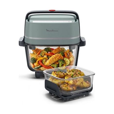 Friggitrice doppia senza olio Moulinex FY7014E0 Crisp&Go
