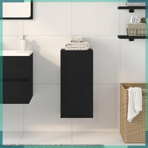 Armoire murale - 862095 - Chêne noir - Bois d’ingénierie - 32 x 20 x 67 cm (1/5)