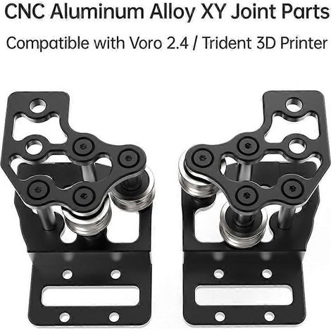 CNC-gefräste XY-Gelenkteile aus Aluminiumlegierung, ultraleicht, hochfest, kompatibel mit Voro 2.4