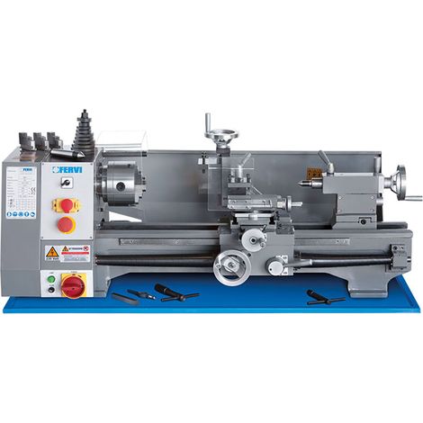 Fervi 0657 Tornio parallelo 250 mm con avanzamento automatico (1/5)