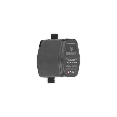 Pompe de surpression automatique à aimant permanent sans balais pour arrosage domestique, moteur CC sans balais, 100 W, 24 V, noire, prise UE 100-240 V (1/5)