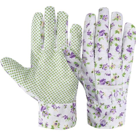 Gants De Jardinage - En Pvc À Perles - Protection Contre Les Piqûres Et Coupures - Pour Plantation Et Entretien De Fleurs - 1 Paire (1/5)