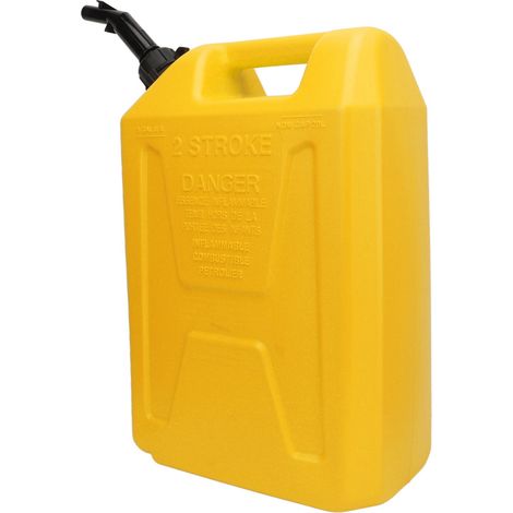 20L Gas Can HDPE Anti Static Self Exhausting Gasoline Oil Petrol Storage Cans Backup Fuel Container Yellow (1/5)