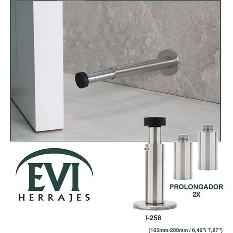EVI HerrajesProlunga per fermo a parete regolabile I-258  Aggiungi 30 mm in più di Lunghezza  Possibilità di aggiungere più extender in fila  Acciaio inossidabile AISI 304  040258JPRO (1/5)