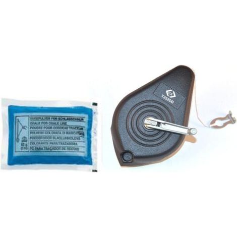 C.K T3520B cordel trazador metálico negro 30 metros