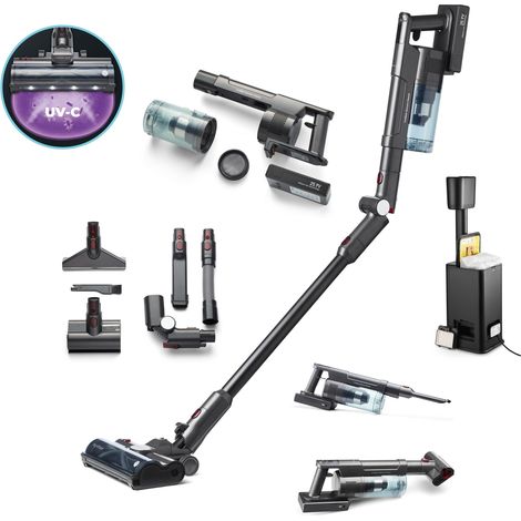 Purifloor Vertica Dock Stick vacuum cleaner with UV-C sterilisation