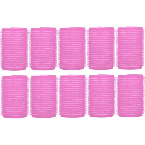 10 Bigoudis professionnels pour boucles - Accessoire coiffure salon DIY - 10 rouleaux coiffants (Type 48) (1/5)