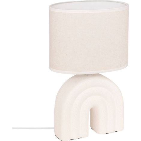 Lampada da tavolo a fungo settore gabin bianco h32cm - Atmosphera créateur d'intérieur
