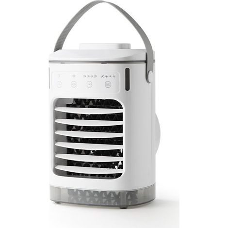 Irovami Mini-USB-Luftbefeuchter-Ventilator – 3-in-1, leise – ideal für Büro, Zuhause und Nachttisch (1/5)