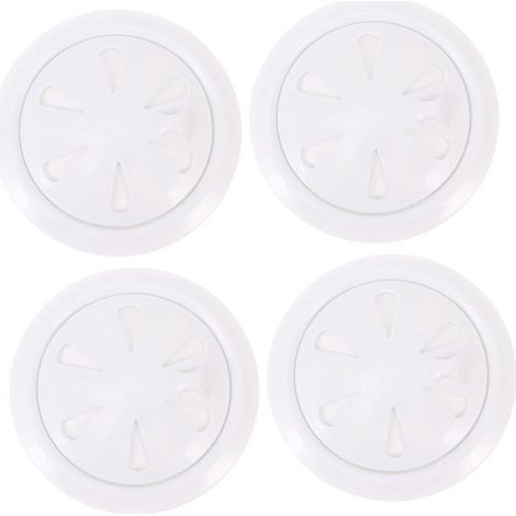 piezas tapa de desagüe de piso antibloqueo tapón de pelo de baño tapón de pelo para desagüe de fregadero atrapapelos blanco PP Segue (1/2)