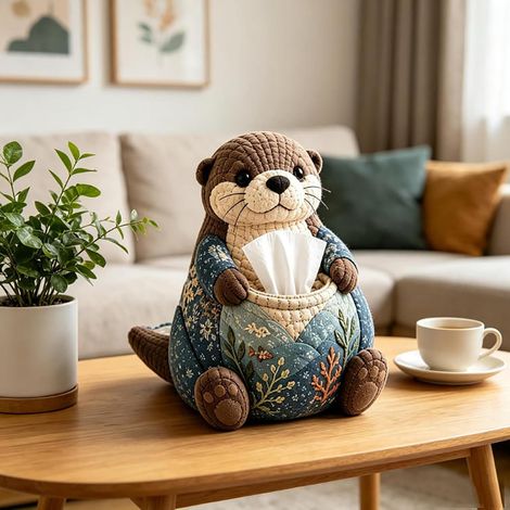 New Portable Cute Animals DIY Tissue Box Set - Animal Shaped Tissue Box - B -