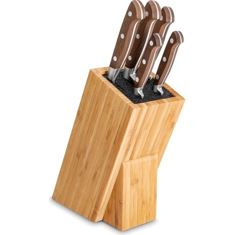 Tarrerias Bonjean - Bloc en bois de 5 couteaux forgé Georges (1/2)