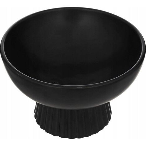 Atmosphera Chaya coppetta in ceramica nera 22 cm