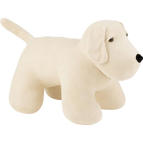 Cale-Porte Chien "Bouclé" 81cm Écru