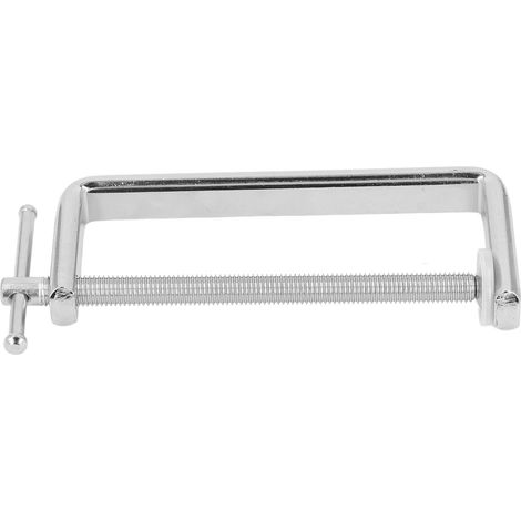 Serre-joint en C pour le travail du bois, acier A3, fixation robuste, gabarit de fixation rapide pour planches en bois, verre, pierre et fer (1/5)