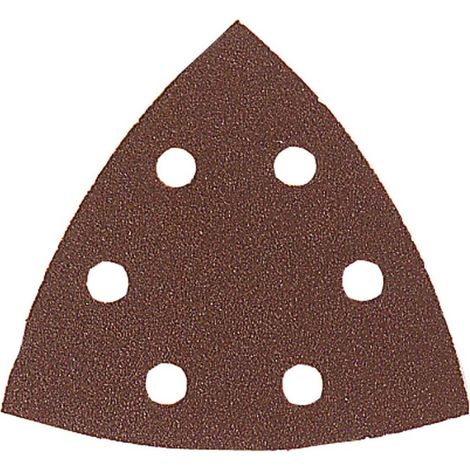 6 PATINS TRIANGLE AUTO-AGRIP. 6 TROUS 94X94 GR120 CORINDON - 094094.06.03 - LEMAN (1/2)