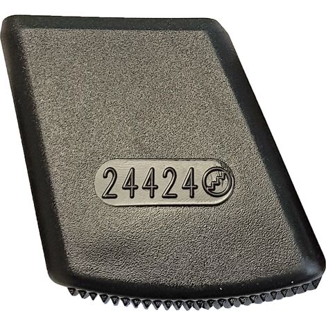 Zarges Außenschuh für Stufen-Stehleitern aus Aluminium, elektrisch ableitfähig 42 x 25 mm