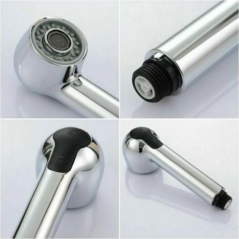 Douchette De Robinet - Chrome - 2 Types De Jet - Pour Robinets Cuisine Mitigeurs - 1 Pièce (1/4)