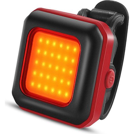 Rotes Frontlicht für Mountainbikes, ideal für den Einsatz bei Nacht. (1/5)