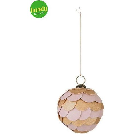 Sfera Dalila Bizzotto Rosa/Oro Ø 80mm