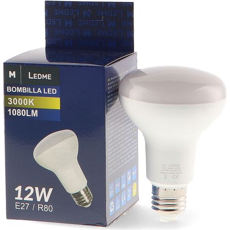 Ampoule LED E27 R80 12W 6000K - Ledme - LM7087 (1/2)