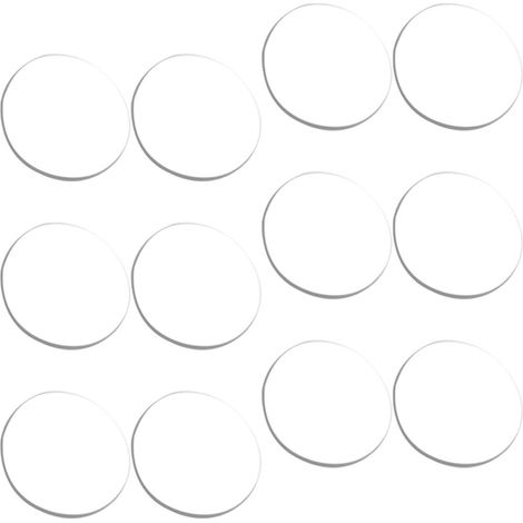 Séparateurs de table transparents, 12 unités protège-verres à (1/5)